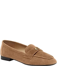 COACH Sculpted C Suede Loafers