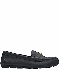 COACH Sculpted C Leather Driver Loafers