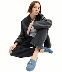 COACH Sculpted C Leather Driver Loafers