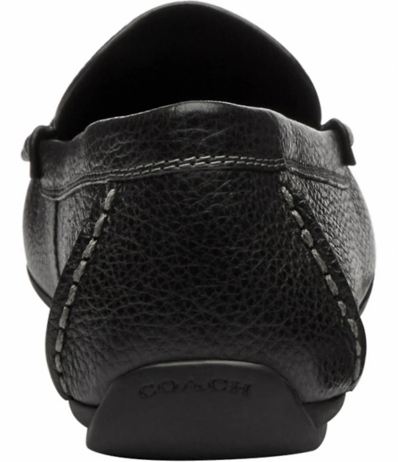 COACH Sculpted C Leather Driver Loafers
