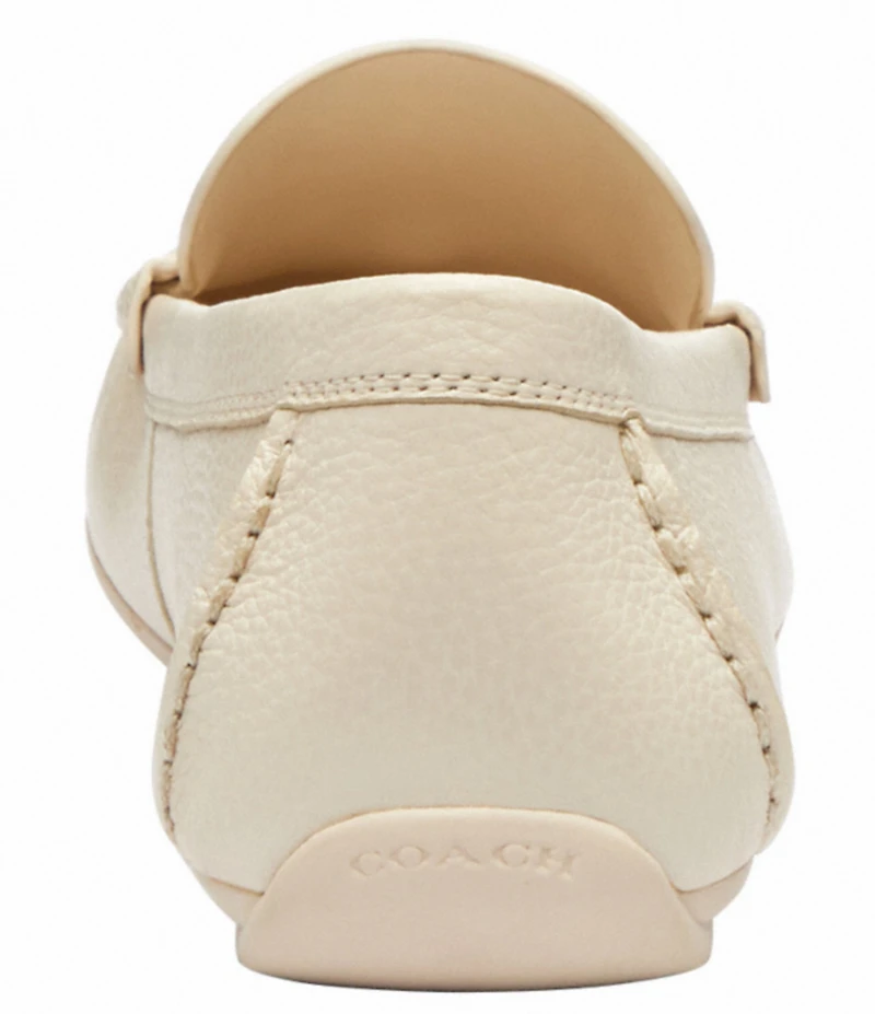COACH Sculpted C Leather Driver Loafers