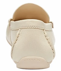 COACH Sculpted C Leather Driver Loafers