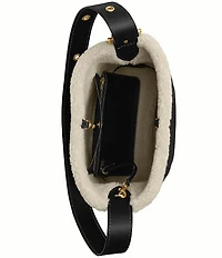 COACH Shearling Bleecker Bucket Bag