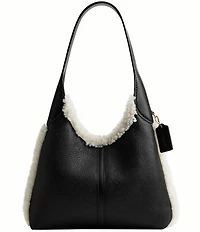 COACH Shearling Brooklyn Shoulder Bag 28