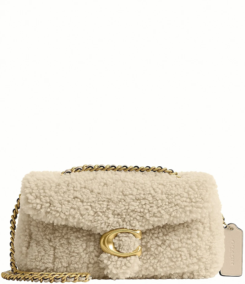 COACH Shearling Tabby Convertible Shoulder Bag 20
