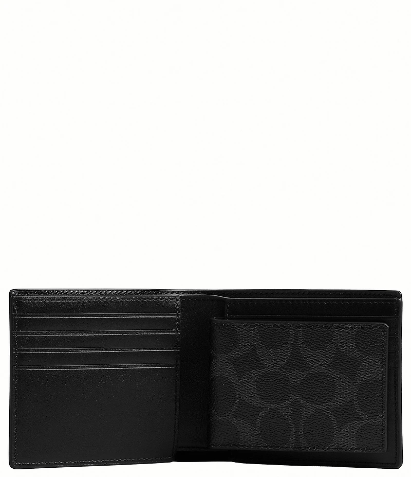 COACH Signature 3-In-1 Signature Wallet
