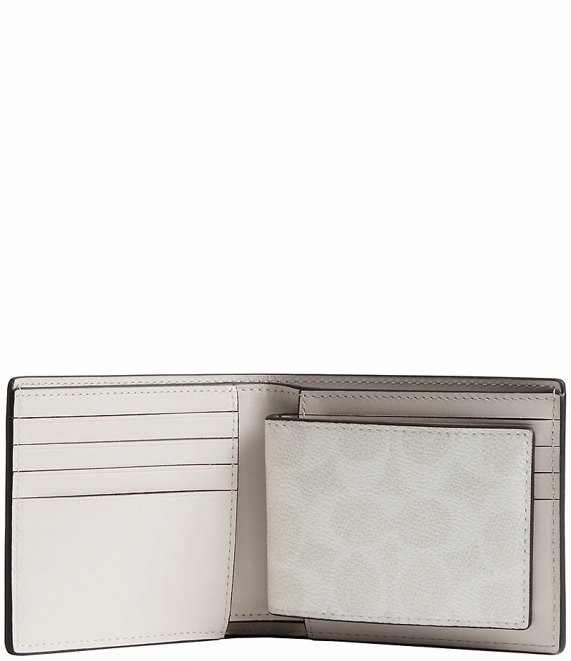 COACH Signature 3-In-1 Signature Wallet
