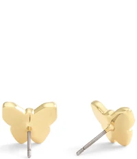 COACH Signature Butterfly Stud Earrings