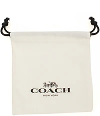 COACH Signature Butterfly Stud Earrings