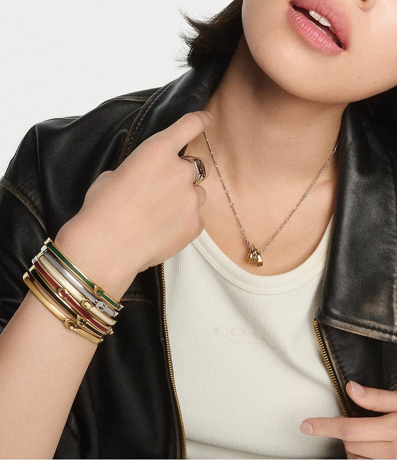 COACH Signature C Bangle Bracelet