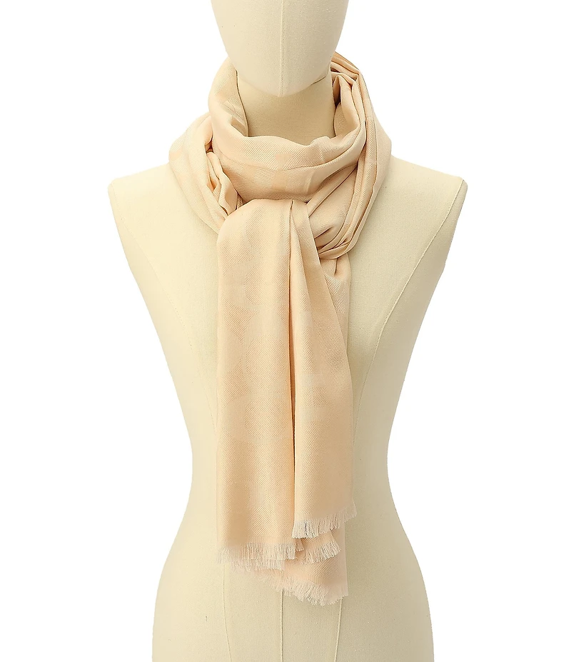 COACH Signature C Border Stole