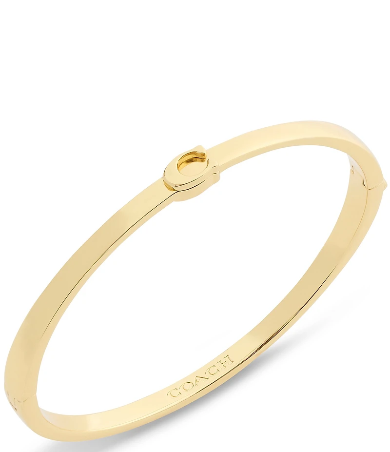 COACH Signature C Boxed Bangle Bracelet
