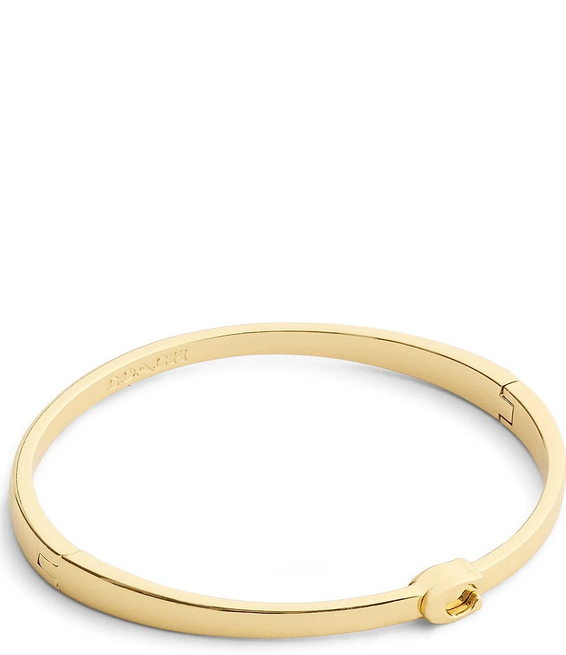 COACH Signature C Boxed Bangle Bracelet