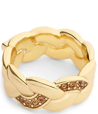 COACH Signature C Braided Band Ring