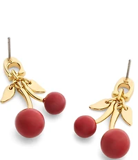 COACH Signature C Cherry Drop Earrings