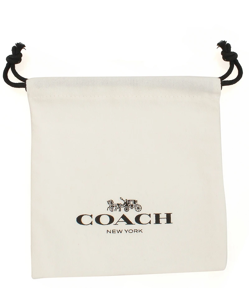 COACH Signature C Cherry Drop Earrings
