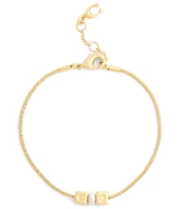 COACH Signature C Cube Line Bracelet