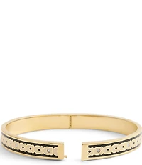 COACH Signature C Enamel Bangle Bracelet