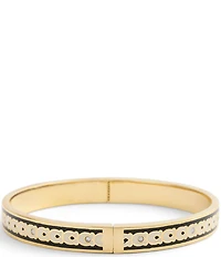 COACH Signature C Enamel Bangle Bracelet
