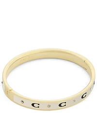 COACH Signature C Enamel Bangle Bracelet