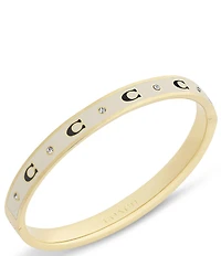 COACH Signature C Enamel Bangle Bracelet