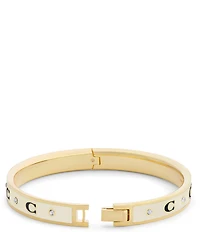 COACH Signature C Enamel Bangle Bracelet