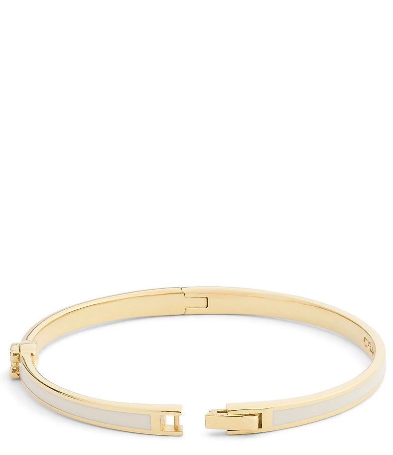 COACH Signature C Enamel Bangle Bracelet