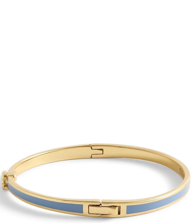 COACH Signature C Enamel Bangle Bracelet
