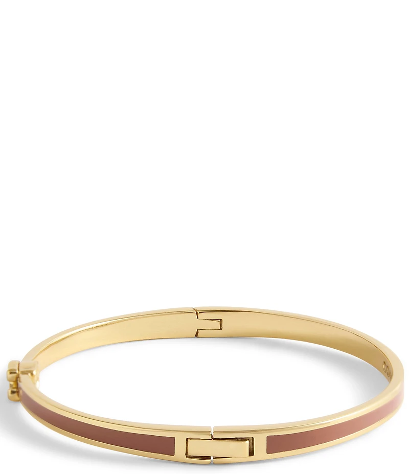 COACH Signature C Enamel Bangle Bracelet