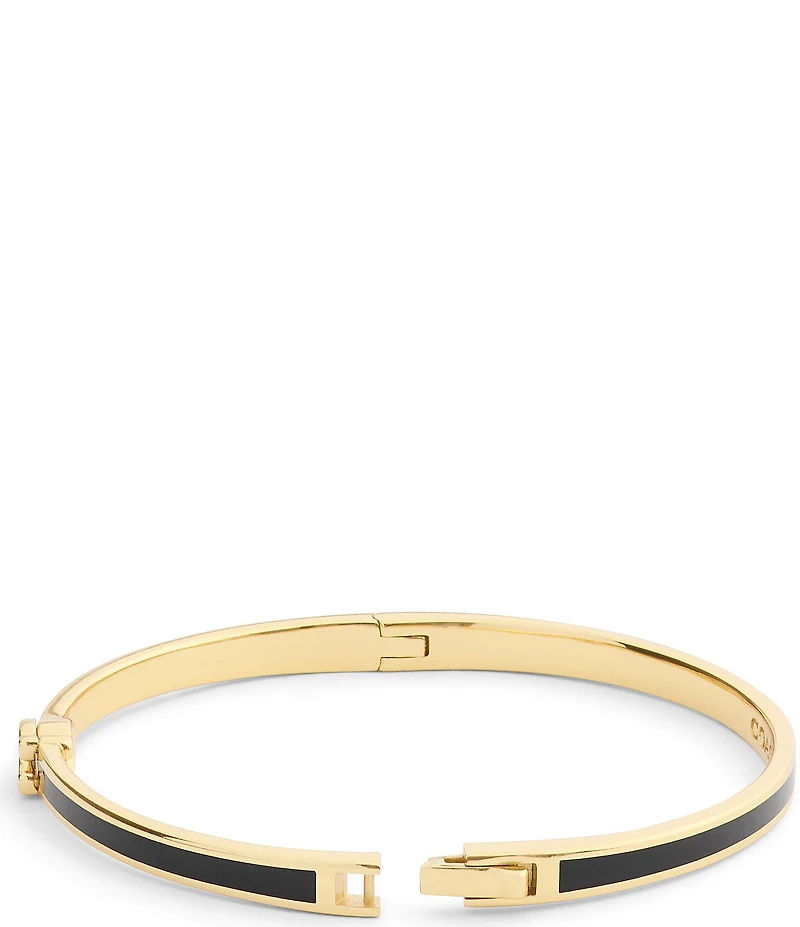 COACH Signature C Enamel Boxed Bangle Bracelet