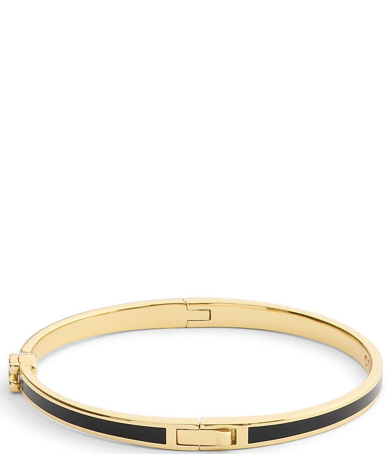 COACH Signature C Enamel Boxed Bangle Bracelet
