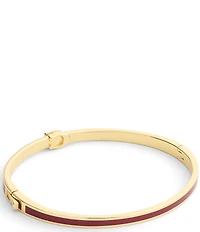 COACH Signature C Enamel Boxed Bangle Bracelet