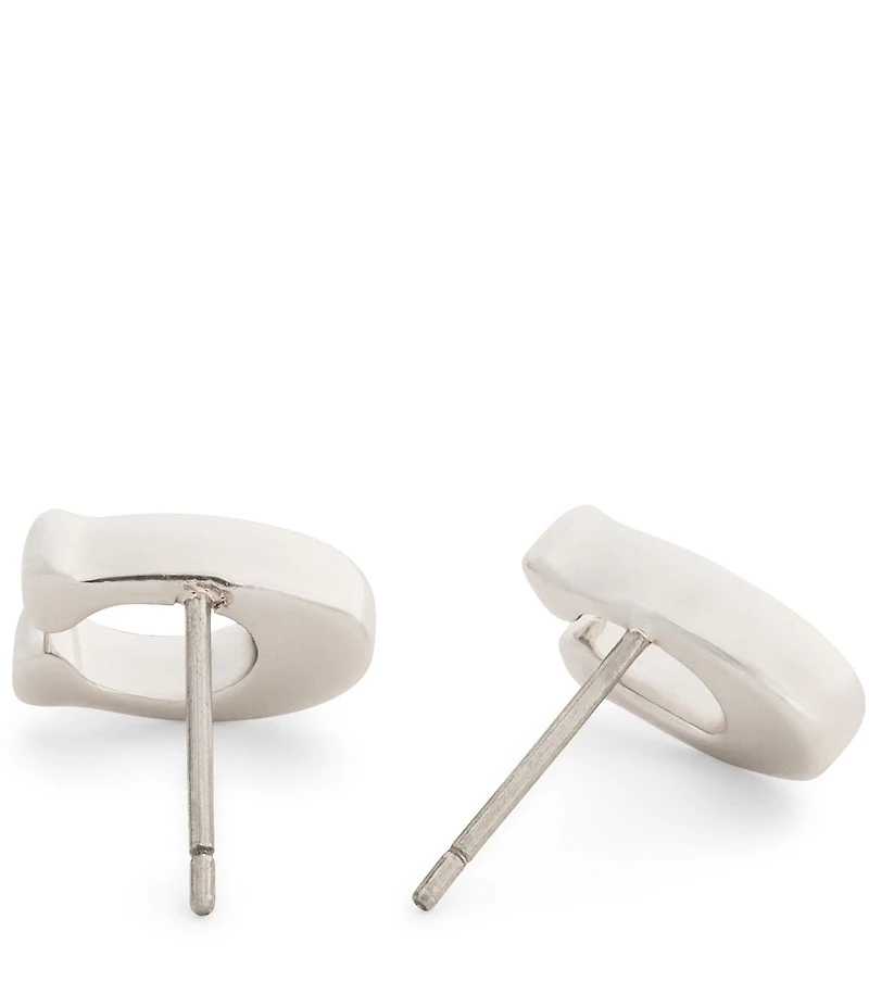 COACH Signature C Enamel Stud Earrings