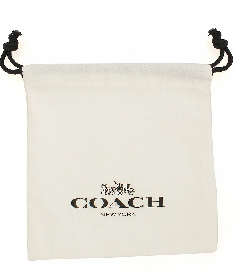 COACH Signature C Enamel Stud Earrings