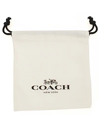 COACH Signature C Lucite Short Pendant Necklace