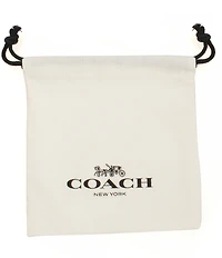 COACH Signature C Lucite Stud Earrings