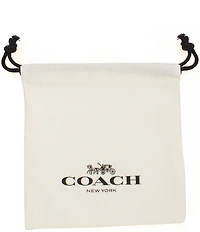 COACH Signature C Lucite Stud Earrings