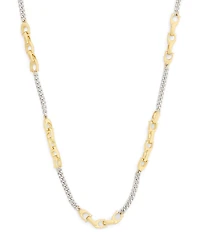 COACH Signature C Mixed Chain Collar Necklace