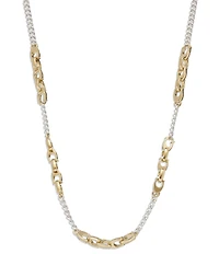 COACH Signature C Mixed Chain Collar Necklace