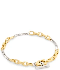 COACH Signature C Mixed Chain Line Bracelet