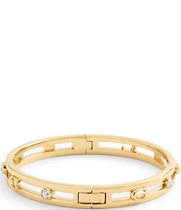 COACH Signature C Open Hinge Bracelet
