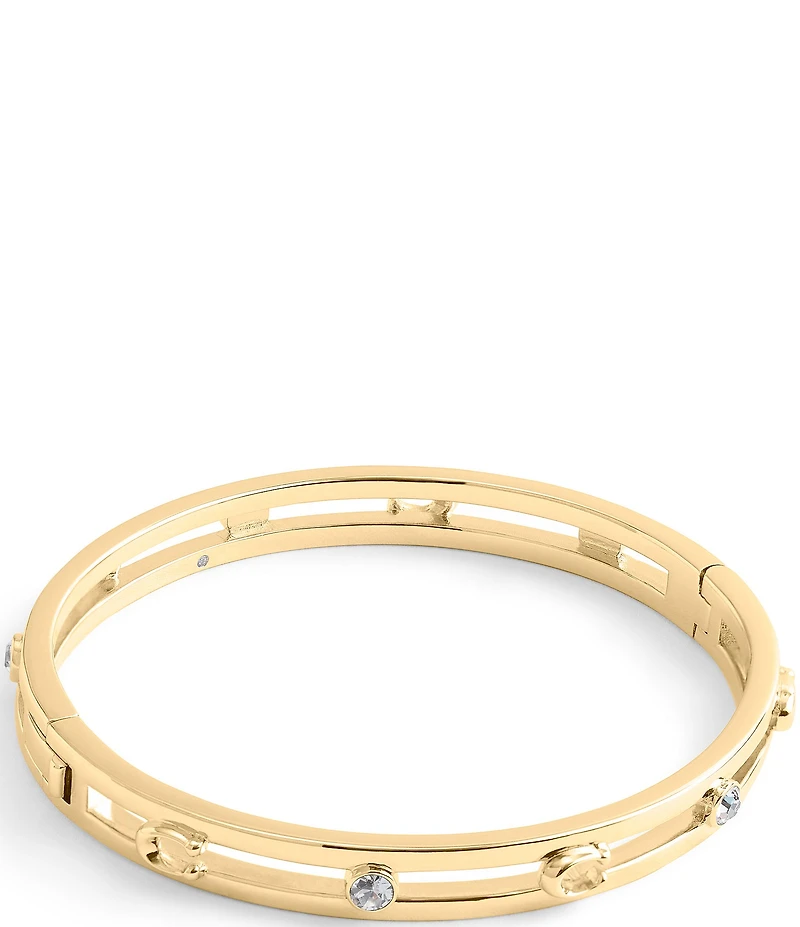 COACH Signature C Open Hinge Bracelet