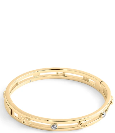 COACH Signature C Open Hinge Bracelet