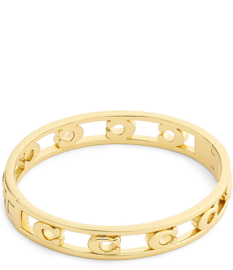 COACH Signature C Openwork Bangle Bracelet