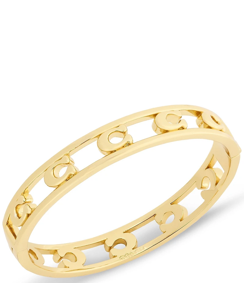 COACH Signature C Openwork Bangle Bracelet