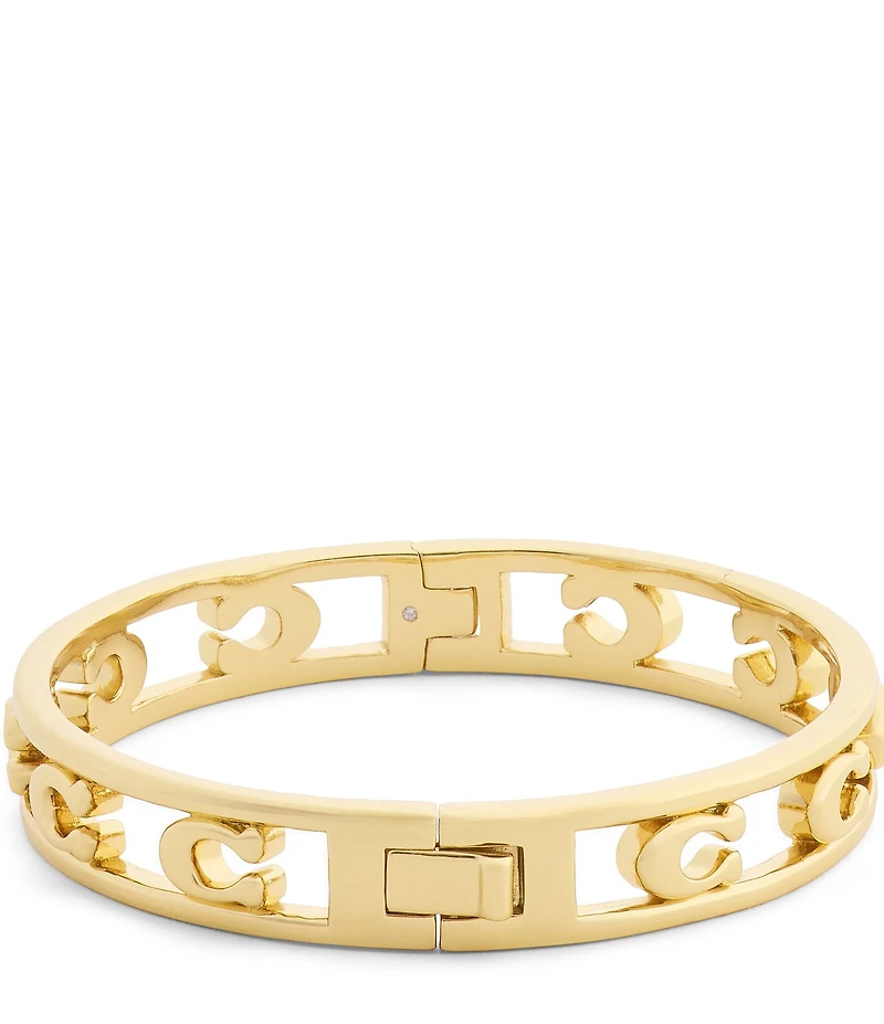 COACH Signature C Openwork Bangle Bracelet