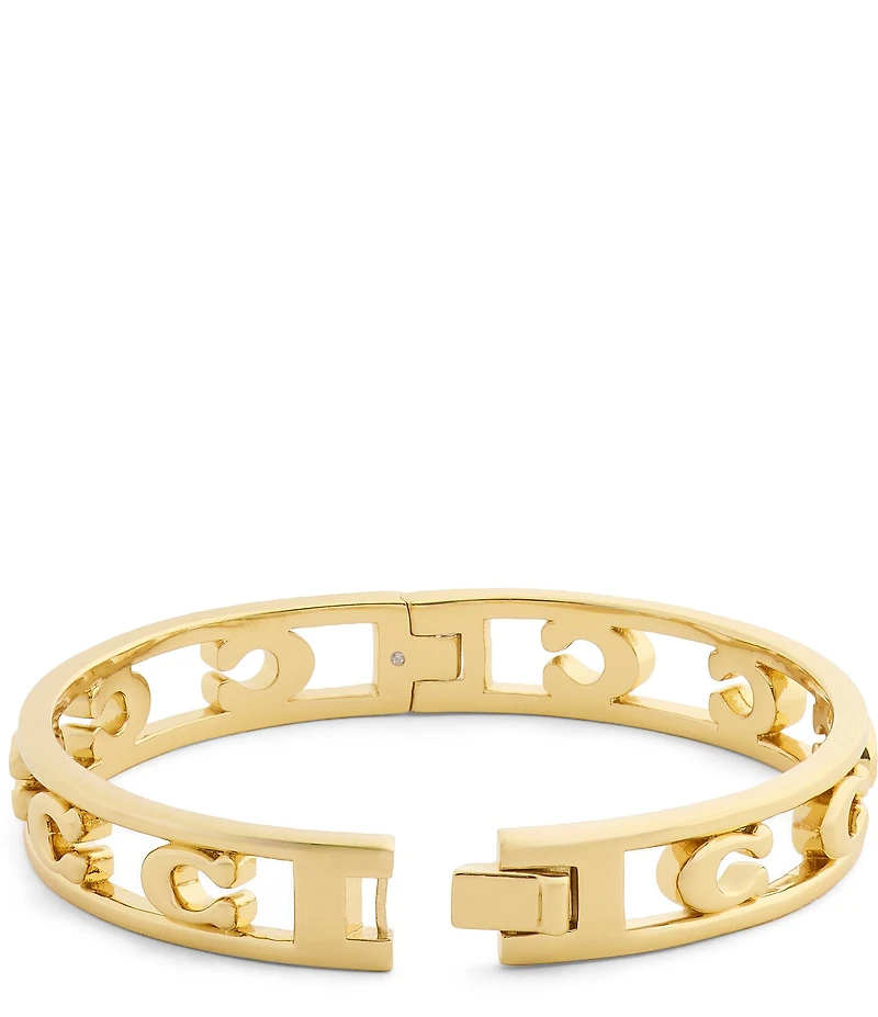 COACH Signature C Openwork Bangle Bracelet