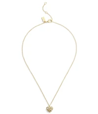 COACH Signature C Pav Boxed Heart Jewelry Set