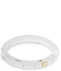 COACH Signature C Resin Bangle Bracelet