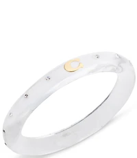COACH Signature C Resin Bangle Bracelet